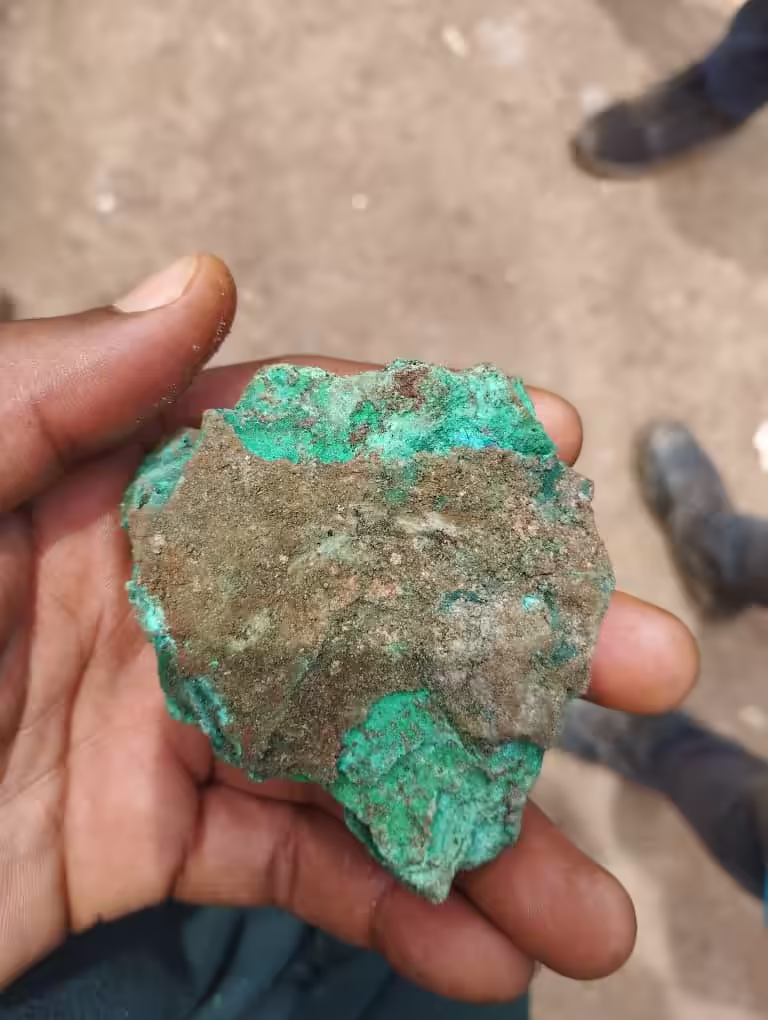 Raw copper specimen — rich earthy tone